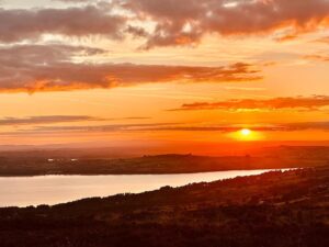 Jack Reynor Instagram - Sunset at Black Hill. There’s a chill out there!!