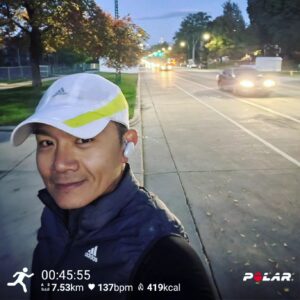 Jack Wu Instagram - 晨跑。。

#某一處 
#做人做事記得盡做 
@polarhongkong @adidashk