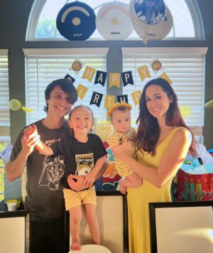 Jaclyn Glenn Instagram - Happy 3 years Asher!! Roomba themed bday party will be one we remember forever! Love you so much baby. Always my baby no matter what 💛