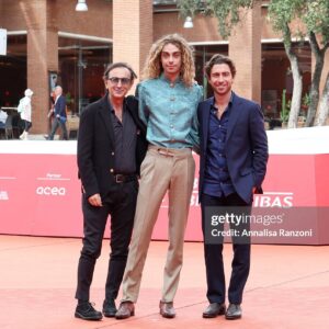 Jacopo Rampini Instagram - Zoroastro, Desiderio, and Shakespeare at the premiere of “Shakespea Re di Napoli” at the @romacinemafest on October 25th, 2023 
(Photo credit @gettyimages , Annalisa Ranzoni)