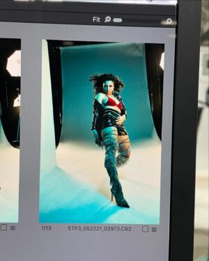Jade Chynoweth Instagram - This photo shoot never saw the light of day so…. Here’s some photos I took of the playback monitor that day, they were pretty dope and had such a great team behind them. TBT to Step Up Season 3
