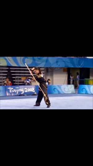 Jade Xu Instagram - World Champion Jade Xu @ Olympic Games Beijing 2008 / 
Wushu Tournament winning 1st place in Staff / Gun Shu (棍术) 🔥🏆🇨🇳🎉

#jadexu #wushu #kungfu #worldchampion #olympics #beijing2008 #olympicgames #martialarts #tournament #xuhuihui #staff #gunshu #武术 #奥运会 #北京2008 #中国 #china
