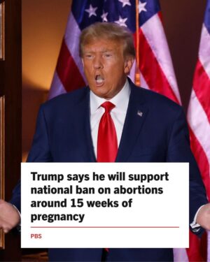 Jaime Harrison Instagram - Take Donald Trump at his word.

Trump and MAGA Republicans want to ban abortion nationwide — we won’t let them.