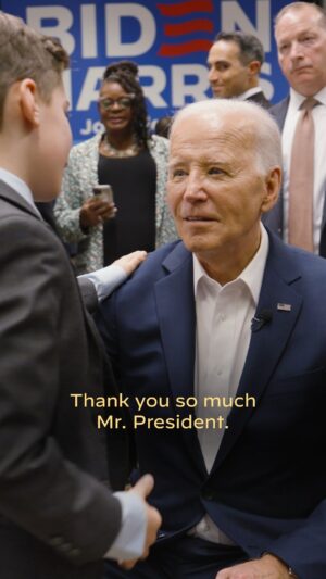 Jaime Harrison Instagram - President @JoeBiden is a man who leads with empathy, kindness, and compassion. 

Donald Trump makes fun of people with stutters for laughs at his rallies. 

There’s no question who the right choice is this November.