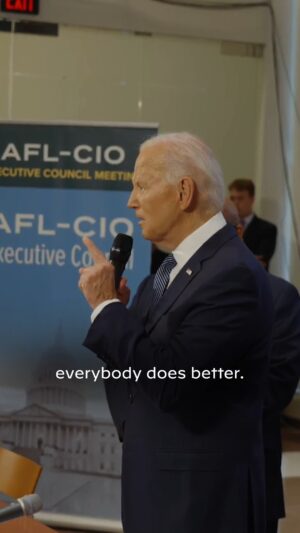 Jaime Harrison Instagram - President @JoeBiden stands with union workers who built this country.

Donald Trump stands with corporate CEOs and the ultra-wealthy, and wants to erase the gains unions have made in the last three years.

There’s no question about which candidate is better for the American people.