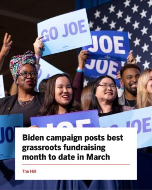 Jaime Harrison Instagram - From teachers to union leaders, to grandmas and grandpas, folks across the country are chipping in their hard-earned cash to help President Biden win. 

It’s people like you that power this campaign.