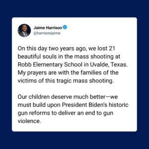 Jaime Harrison Instagram - Our children deserve better.