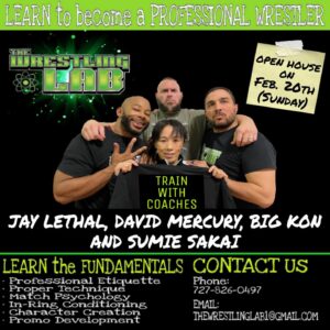 Jamar Shipman Instagram - ✨OPEN HOUSE✨. The Wrestling Lab will be hosting an open house on February 20, 2022 for potential students to meet the coaches and see our facility. Please follow and message @the_wrestling_lab to reserve your spot!
 If you have ever wanted to become a professional wrestler and you live in the Florida area, stop by on February 20th to meet the coaches and have all your questions answered.  Class starting soon!