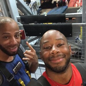 Jamar Shipman Instagram - About to zip line down Freemont! Been to Vegas plenty of times. But this time taking my younger brother @myheadisred (his first time there) has to be my favorite Vegas trip.