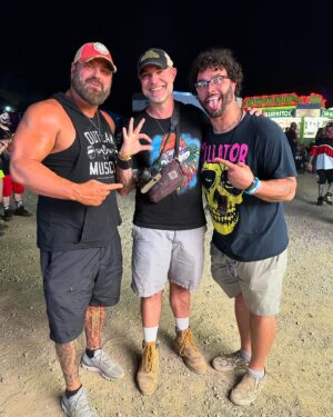 James Cox Instagram - @damnathan @realmankini aka Chris and @jamesstormbrand at the @juggalogathering THE CARNIVAL PROVIDES 🎡