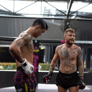 James Gallagher Instagram - Helping my brother @strabanimalmma to prepare for his upcoming @pflmma debut. 

@bangtaomuaythaimma 

All gear from @bangtaofightstore 

📸 : @portrait_ofearth