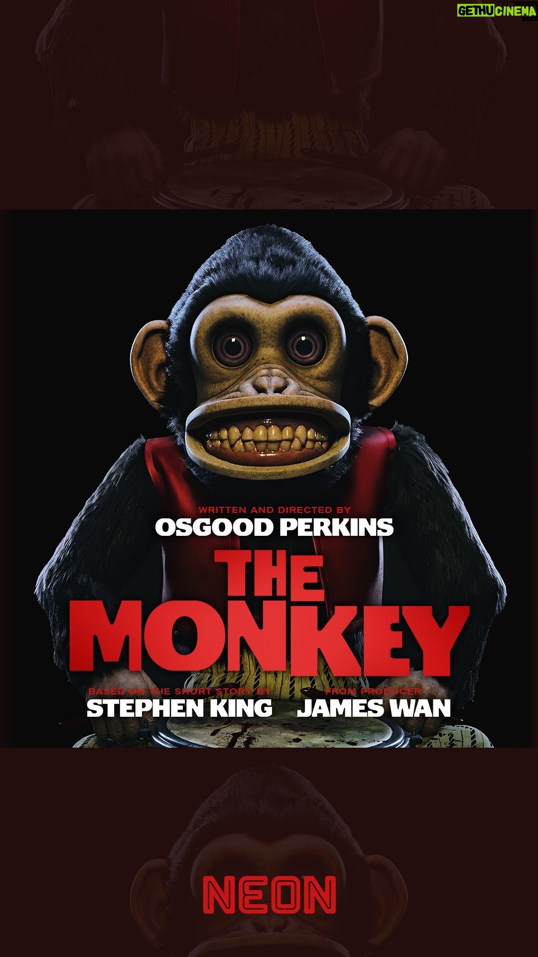 James Wan - 17.9K Likes - THE MONKEY.
Based on the short story by Stephen King, produced by James Wan, and written and directed Osgood Perkins.
In theaters February 21, 2025.