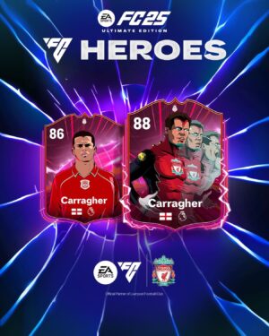 Jamie Carragher Instagram - @23_carra returns to the pitch as a Hero in #FC25 🙌

Pre-order the FC25 Ultimate Edition before 20 August to add a dynamic Hero to your Ultimate Team at launch 💪 #ad