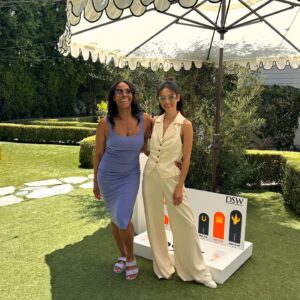 Jamie Chung Instagram - Reunited with @brynnb @nichelle @dsw #mydsw Thank you glam fam @saintasylum @makeupbyasem