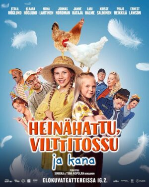 Janne Kataja Instagram - Posted @withregram • @leffat 🐔🪶🥚🎬 Tadaa, tässäpä teille ihasteltavaksi varsin tuore HEINÄHATTU, VILTTITOSSU JA KANA -juliste! Mitäs tykkäätte?

 #Heinisleffa tulossa elokuvateattereihin 16.2.2024! #HeinähattujaVilttitossu @niinalahtinen @joonasnordman_official @ernestlawson_ @larihalme @krissesalminen @jannekataja @yellowfilmtv @reetta.aalto #heinisleffa @heinisleffa #heinähattuvilttitossujakana