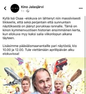 Janne Kataja Instagram - Kuulon huhuja, että myös Nurmeksessa olisi ollut jonoja? #kylläisäosaa