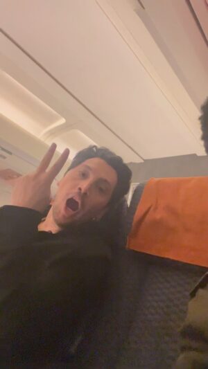 Jared Grimes Instagram - Everyone needs pals like Eagan and Adrian in their life😈😈
#manifesters #manifestnetflix #manifestfinalseason #flight828