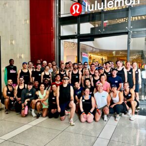 Jared Reinfeldt Instagram - First @hyroxamerica relay in the books this Saturday.  Even with four of us, we couldn’t keep up with Sammy 😂. We all really took a beating—my butt has never been more sore. Still slayed tho, obviously. 

And then, @pridefit 5k on Sunday, with the most gorgeous group of runners, joggers, and walkers enjoying a perfect day in Central Park to benefit @out.fdn Two-time champion @gradykeefe took the crown for the third time, despite my attempts to bribe someone—anyone!—to beat him. 

Also, if anyone from Hyrox reads this…we can’t find our official score 😂. Help a girl out or I will be forced to claim it as 54 minutes. Sorry!