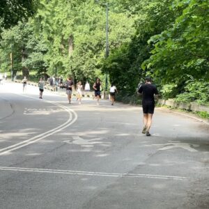 Jared Reinfeldt Instagram - First @hyroxamerica relay in the books this Saturday.  Even with four of us, we couldn’t keep up with Sammy 😂. We all really took a beating—my butt has never been more sore. Still slayed tho, obviously. 

And then, @pridefit 5k on Sunday, with the most gorgeous group of runners, joggers, and walkers enjoying a perfect day in Central Park to benefit @out.fdn Two-time champion @gradykeefe took the crown for the third time, despite my attempts to bribe someone—anyone!—to beat him. 

Also, if anyone from Hyrox reads this…we can’t find our official score 😂. Help a girl out or I will be forced to claim it as 54 minutes. Sorry!