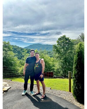 Jared Reinfeldt Instagram - Dr. Rev. Daddy Joey remains a bachelor for just a few more weeks! A weekend filled, appropriately, with pizza and hiking and beer and Subarus and matching tank tops and friends from far and wide. Love you, Joe-man.