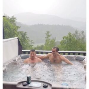 Jared Reinfeldt Instagram - Dr. Rev. Daddy Joey remains a bachelor for just a few more weeks! A weekend filled, appropriately, with pizza and hiking and beer and Subarus and matching tank tops and friends from far and wide. Love you, Joe-man.