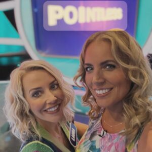 Jasmine Harman Instagram - TONIGHT at 730pm on BBC1 Are we 'Pointless Celebrities'? Waiting for the comments with this one 🤣
.
.
.
I loved filming this with my beautiful friend @jasmineharman.  I think we made a great team but you will have to tune in tonight at 730pm to find out... OH AND THERE ARE NO CEILING FRIDGES 🙄
.
.
.
#pointless #charity #filming #bbc #saturdaynight #friends @bbc