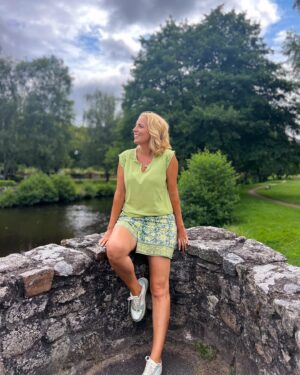 Jasmine Harman Instagram - I’ve had a lovely few days filming some @aplaceinthesunofficial  revisits to see how our house hunters have settled in AND I’ve even managed to squeeze in a little bit of exercise…🚲🇫🇷

I must say it’s been a relief getting away from the stifling Spanish sun to a much cooler, cloudy France! Au revoir! #france #fitforfifty #bikeride