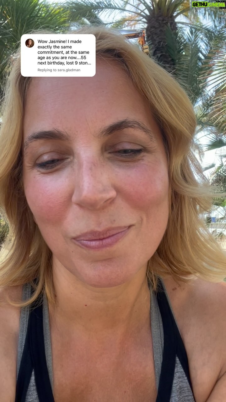 Jasmine Harman - 6.4K Likes - We are now 1 month in to my 18 month journey to getting fit for 50! I’ve had so many lovely messages and comments including this inspiring message from @sara.gladman 👏🏼👏🏼👏🏼 so here is my very honest update! And it’s fair to say, not everything has gone to plan!
But it feels great to have so many people on board as it really gives a sense of accountability.
I’d love to hear more suggestions from your own experiences.
#fitnessjourney #nofilter #50isthenew30 #fitforfifty #selfcare #nomakeup