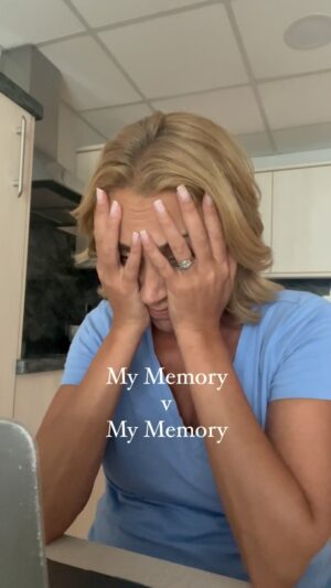 Jasmine Harman Instagram - My ability to remember song lyrics from the 80’s & 90’s far exceeds my ability to remember passwords or why I walked into the kitchen! Can’t just be me…right? 😵‍💫🤣 

Inspired by @mamastillgotit_ 

#brainfog #memory #nostalgia