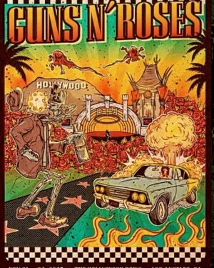 Jason Cabell Instagram - Guns N Roses played for 3.5 hours at The Hollywood Bowl tonight. What a show! @gunsnroses