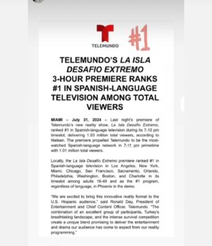 Javier Poza Instagram - Hey familia!!!
Muchísimas gracias a todos y cada uno de ustedes  por su preferencia y por hacerlo posible.
Ojalá sigamos contando con ustedes para lograrlo.
Aquí, seguimos todos muy entusiasmados trabajando duro para entretenerlos en casa.