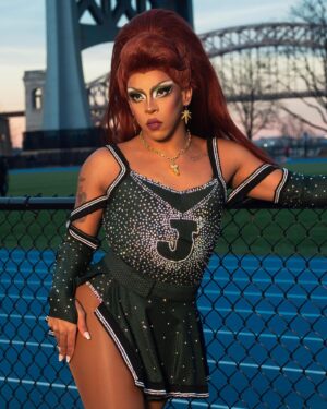 Jax Instagram - Runner up for homecoming queen 👸🏽 📣.
Thank you all for such an amazing outreach of love this past week ❤️. Ive been so anxious leading up to this moment for so long and I’m so thankful for everyone who receives who i am as a drag artist. 
Now that being said! Heres an update #artisgrowth 
Outfit: by me stoned by @willowthatpuss 
Jacket: @tenyardsclothing 
Hair: @forgotslocks 
Photos: @fernandopalafox