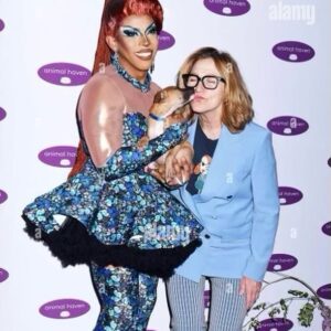 Jax Instagram - A formal introduction to my son .

MEET BASTION 🐶.

A few months ago i had the amazing opportunity to attend the @animalhaven gala to meet and play with some precious rescued pups from all walks of life. We were unsure if it was to soon for us to rush back into “parenthood” of a fur baby. However, i fell in love with one in particular and by some twist of fate when i entered animal haven 3 months later. I was immediately greeted by the same handsome derpy sleepy zoomy boy i held onto at the gala.  He was rescued with his litter from beneath a house in Antigua a day before a demolition team brought it down. 
Thank you so much to @animalhaven for bringing this fella into my life.
Also yes… that is @ediefalco kissing my son.
💇🏽‍♀️: @mistygwigs 
👗: myself