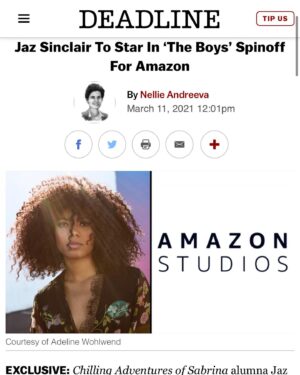 Jaz Sinclair Instagram - Manifestation is real kids.
Are you freaking kidding me!!!!!!! 
Literally a dream come true!!!! 
I couldn’t be more honored to be a part of this project and I have never been more excited about playing a character ever. She is indeed a badass and that’s all I’m gonna say about that 🦹🏽‍♀️
I’ve got a heart full of thank you’s and a belly full of butterflies. 
(Insert happy dance here💃🏾) 

Ps the last pic is me sharing the good news with my grandparents. 🥰

Letsss Goooooo!!