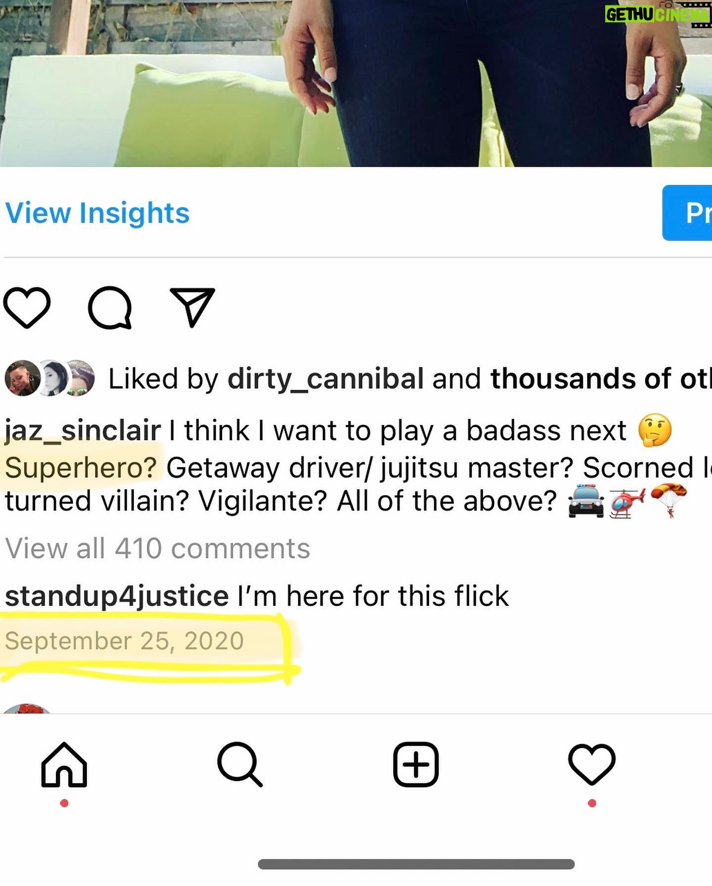 Jaz Sinclair - 90.3K Likes - Manifestation is real kids.
Are you freaking kidding me!!!!!!!
Literally a dream come true!!!!
I couldnāt be more honored to be a part of this project and I have never been more excited about playing a character ever. She is indeed a badass and thatās all Iām gonna say about that š¦¹š½āāļø
Iāve got a heart full of thank youās and a belly full of butterflies.
(Insert happy dance herešš¾)
Ps the last pic is me sharing the good news with my grandparents. š„°
Letsss Goooooo!!