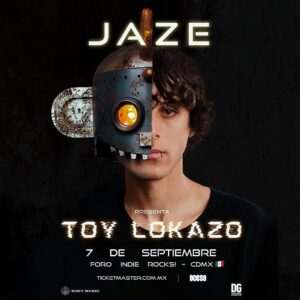 Jaze Instagram - MEXICO 🇲🇽🇲🇽🇲🇽 inmensa alegria de contarles que los visito nuevamente con el show completo, y presentando este disco tan querido que es el Toylo y las canciones q mas quieran ;) impros incluidas, sera una fiesta wey! ls espero carnaless💚💚💚

7 de septiembre 📍 Foro Indie Rocks! 
🎫 Venta general a partir de las 11:00 hs del 5 de agosto.

Producen @ocesa @dgexperiencecom