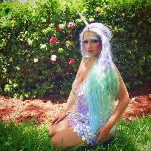 Jazz Jennings Instagram - “Oh, you think you’re a girl??? I guess that means i can be a unicorn.” Go ahead and be a unicorn girly👌🦄
✨✨✨
#FantasyFashion #DragMakeup #Drag
Makeup, hair, and outfit by: 𝓙𝓐𝓩𝓩 @jazz.sparkles22 
Photos📸 by: @sander_jennings @digiempower