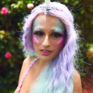 Jazz Jennings Instagram - “Oh, you think you’re a girl??? I guess that means i can be a unicorn.” Go ahead and be a unicorn girly👌🦄
✨✨✨
#FantasyFashion #DragMakeup #Drag
Makeup, hair, and outfit by: 𝓙𝓐𝓩𝓩 @jazz.sparkles22 
Photos📸 by: @sander_jennings @digiempower