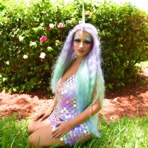 Jazz Jennings Instagram - “Oh, you think you’re a girl??? I guess that means i can be a unicorn.” Go ahead and be a unicorn girly👌🦄
✨✨✨
#FantasyFashion #DragMakeup #Drag
Makeup, hair, and outfit by: 𝓙𝓐𝓩𝓩 @jazz.sparkles22 
Photos📸 by: @sander_jennings @digiempower