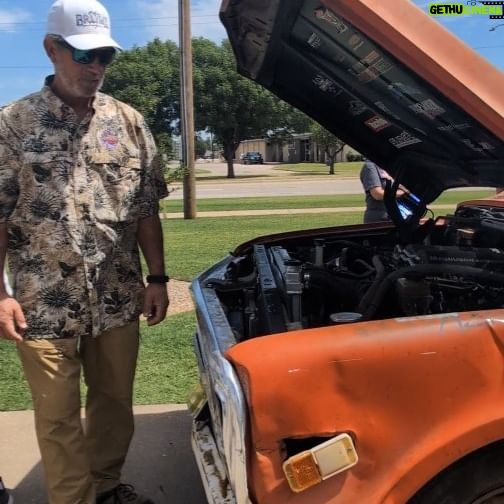Jeff Bonnett - 1.7K Likes - Made it to the car show this morning, but not without the help of zipties, duct tape, and the Good Lord š