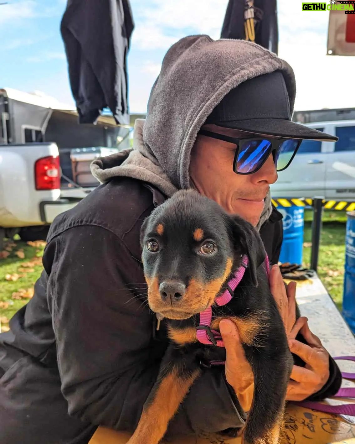 Jeff Bonnett - 2.3K Likes - Sometimes fans bring their puppies, and sometimes we try to steal them šš§”