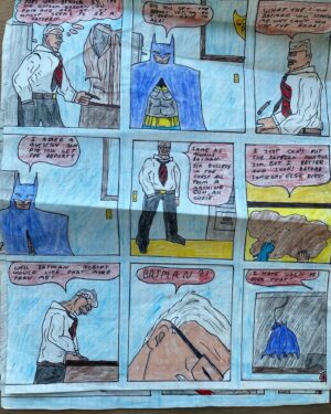 Jeff Lemire Instagram - Just found this BATMAN comic I made when I was 10 years old! Eat your heart out Chip Zdarsky.