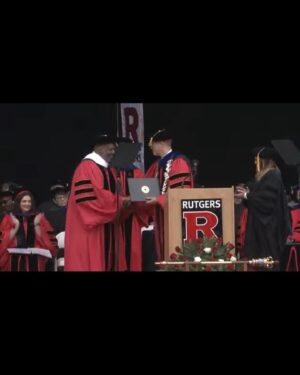 Jelani Cobb Instagram - Beyond humbled to have received an honorary doctorate from Rutgers University 21 years after I received my PhD there. It was awarded on Mother’s Day in (yet another) moment that reminded me of how much my late mother sacrificed to make this possible. Thank you to all my friends, my family and my mentors as well. Go Rutgers!