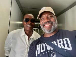 Jelani Cobb Instagram - When that random seat assignment on your flight makes you do a double take. #Isaiah