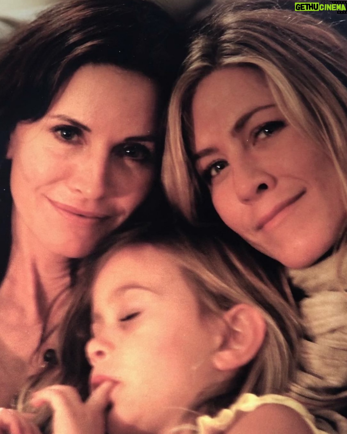 Jennifer Aniston - 4.8 Million Likes - Celebrating this powerful, magical, mystical, interesting, interested, ferociously talented girl today!!! My sweet CC @courteneycoxofficial… she’s funny like no other, STUNNING on the inside and out. Independent in the most gorgeous way, cares for everyone even if she doesn’t know you. Terrified of dogs even though I’ve never known her NOT to have at least two of them ☺️ Fiercely loyal to the end. She’ll redecorate a room like nobody’s business. Spot a smudge on a window from a mile (literally) away. She doesn’t care what other people think!! 👏🏼👏🏼 I can’t imagine a world without her. It’s one of my great honors to call her one of my best friends for life… Happy happy birthday CC. I love you! ❤️