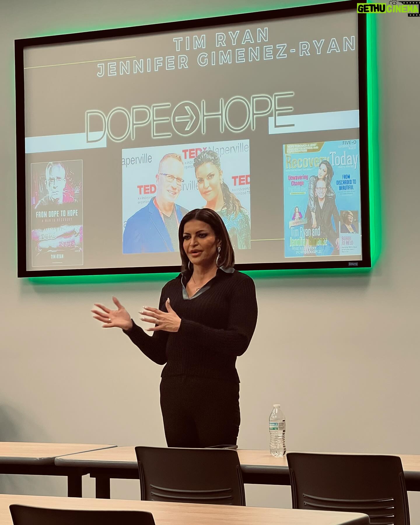 Jennifer Gimenez - 7.6K Likes - What a week speaking away! Great night with the Macon county regional office last night‼️‼️
#TimJenn #Speakers#MentalHealth #Addiction #DopeToHope #WeAreAForce #PowerCouple
@coachellavalleyrecovery