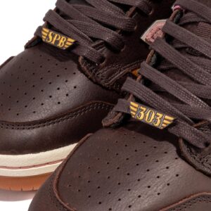 Jeremy Fish Instagram - The Devil’s in the details...⁠
⁠
Or the Bunny is, in this case. From the premium leather with de-bossed art accents to the embroidered furry suede collar & even the lace aglets, every pair includes a custom keychain, custom insoles, 303/SPB lace locks, shoe bag and special box.⁠
⁠
Get yours now on CLFX, The Hill & Annex or online www.303Boards.com