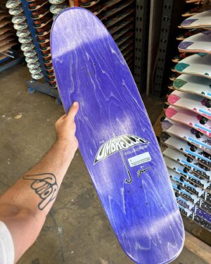 Jeremy Wray Instagram - Made it over to @screamingsqueegees today after skating with Pat and got to see the newest addition to the Umbrella Collection @kris_markovich x @jeremy_wray collab decks getting screened 😍! The tops were all done and they had started the first couple colors on the bottom graphic. Should be done by tomorrow I’m guessing. Hopefully I’ll be able to stop in again and document some of the process and get some more behind the scenes stuff for you all to enjoy 🤞🏼! Presale on these decks has started and you can reserve yours at Wraybros.com today (direct link in bio) 🤙🏼!