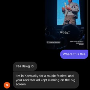 Jerrold Smith II Instagram - So last weekend I was in NY when my dawg @miles_ hit me up saying he saw my @rockstarenergy energy campaign on the big screen at @gazebo festival. Totally unexpected on my end, in Louisville, Kentucky of all places. I’ve seen my face go up in some crazy places these past few years, miles past a tv screen, but on stage at a festival was not in my bingo card. I know it’s an ad so it’s everywhere, but life is so crazy, if you would’ve told me when I shot this campaign that I’d be larger than life in parts of the country that I’ve never set foot in I wouldn’t have believed you. But man this hit right when I needed it. A lot going on in life right now and I’m trying to be better at enjoying wins instead of always searching for what’s next, and this mf right here felt good! Thank you again @rockstarenergy @jusjey for seeing and believing in this kid from LA!