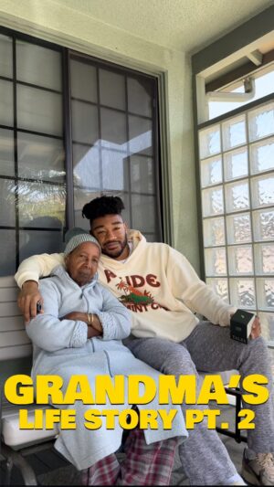 Jerrold Smith II Instagram - Got a chance to ask my grandma some more questions about her life story, on the porch as requested lol, and I guess now I know where I got my game from 😂 I’ve always noticed that she likes to spend time sitting out in the sun but never knew why. Now I know it reminds her of the mandarin tree back home in Grenada. Her playing basketball completely threw me off though, who do yall think would win between me and her? 😂